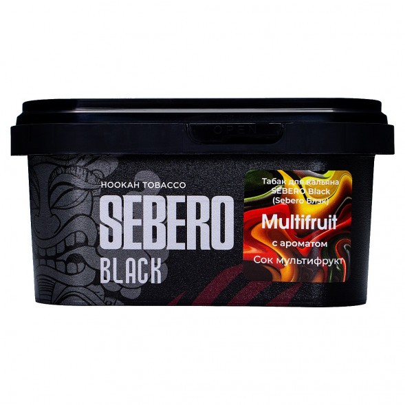 Табак Sebero Black - Multifruit (Сок Мультифрукт, 200 грамм) купить в Санкт-Петербурге