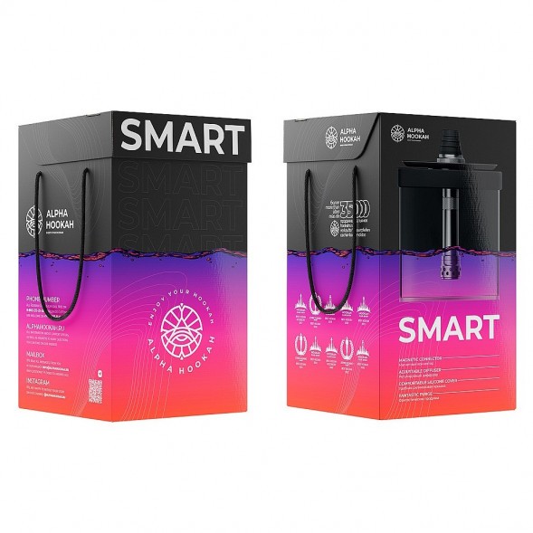 Кальян Alpha Hookah - SMART EXZO Tribal (Black) купить в Санкт-Петербурге