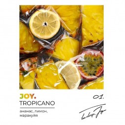 Табак Joy - Tropicano (Ананас, Лимон и Маракуйя, 25 грамм)