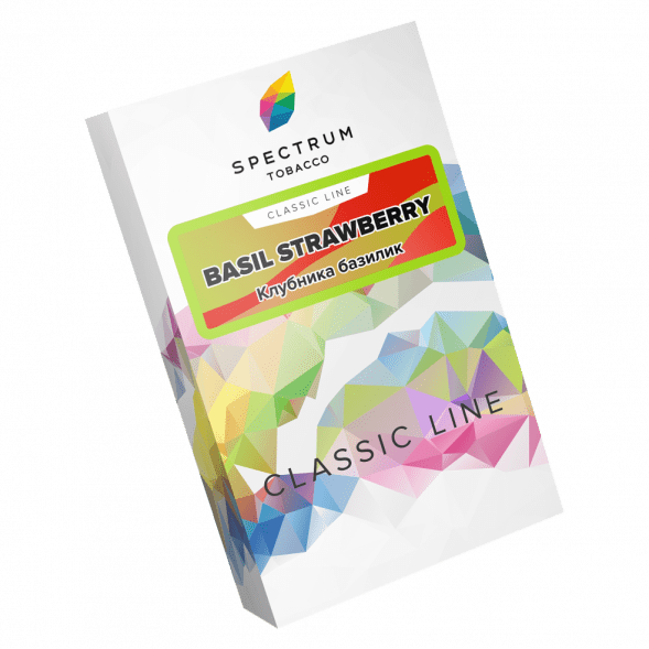 Табак Spectrum - Basil Strawberry (Клубника Базилик, 25 грамм) купить в Санкт-Петербурге