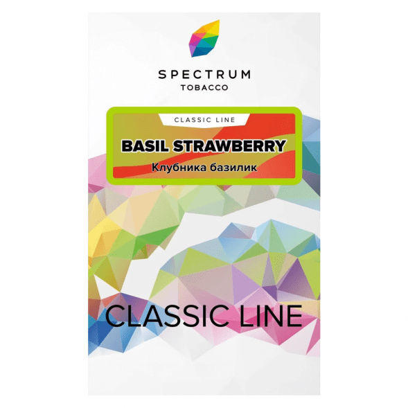 Табак Spectrum - Basil Strawberry (Клубника Базилик, 25 грамм) купить в Санкт-Петербурге