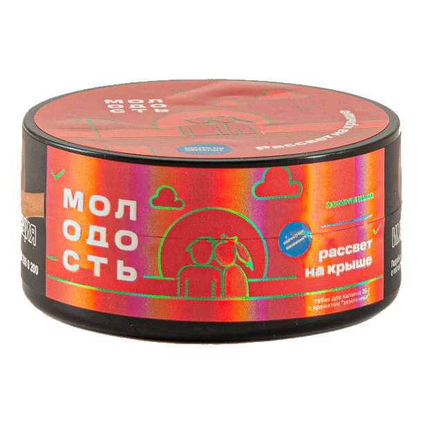 Табак Молодость - Рассвет на Крыше (Земляника, 25 грамм) купить в Санкт-Петербурге