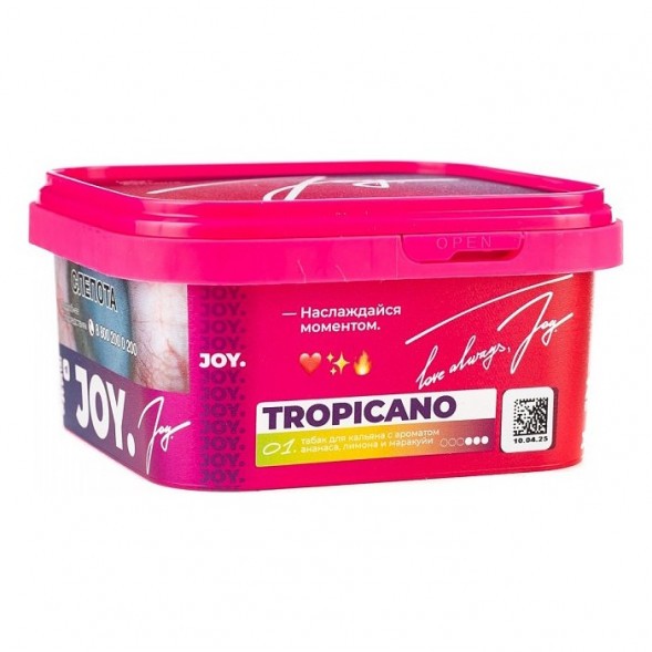 Табак Joy - Tropicano (Ананас, Лимон и Маракуйя, 200 грамм) купить в Санкт-Петербурге