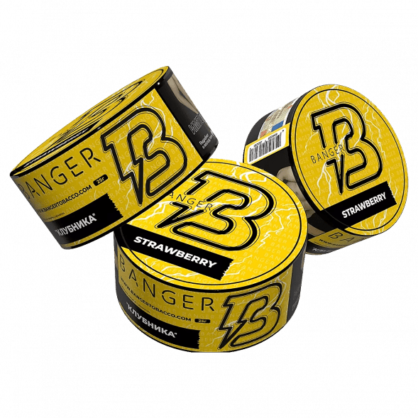 Табак Banger - Strawberry (Клубника, 25 грамм) купить в Санкт-Петербурге