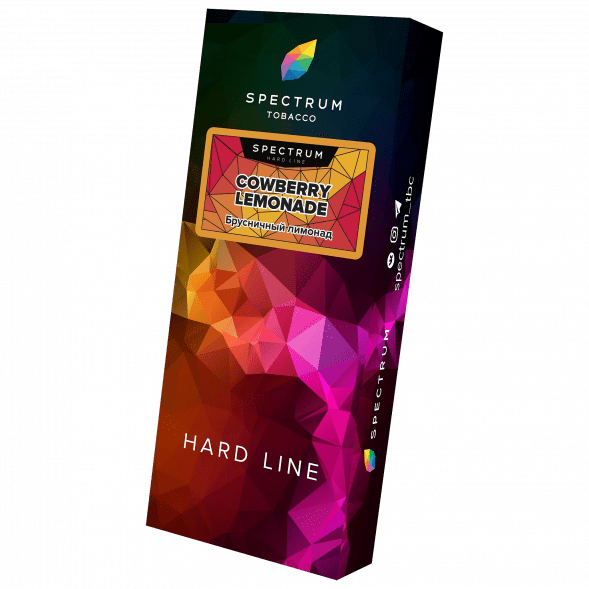 Табак Spectrum Hard - Cowberry Lemonade (Брусничный Лимонад, 100 грамм) купить в Санкт-Петербурге