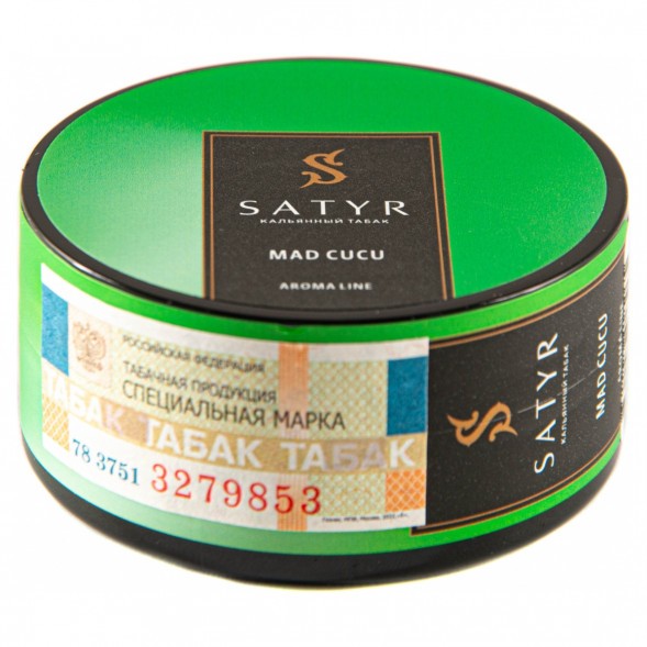 Табак Satyr - Mad Cucu (Сумасшедший Огурец, 25 грамм) купить в Санкт-Петербурге
