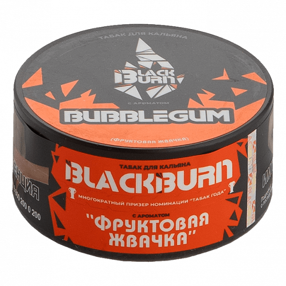 Табак BlackBurn - Bubble Gum (Фруктовая Жвачка, 25 грамм) купить в Санкт-Петербурге