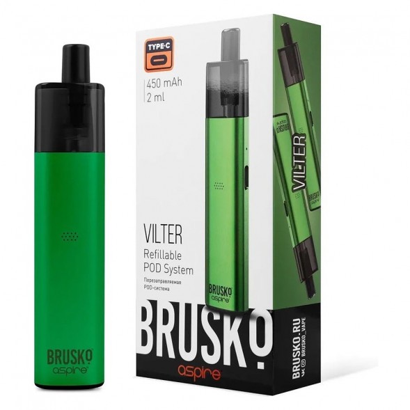 Электронная сигарета Brusko - Vilter (Светло-Зелёный) купить в Санкт-Петербурге