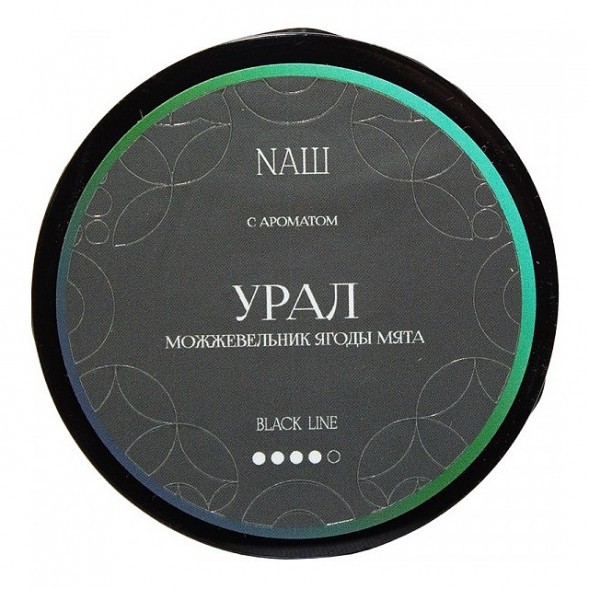 Табак NАШ BLACK - Урал (Можжевельник, Ягоды, Мята, 100 грамм) купить в Санкт-Петербурге