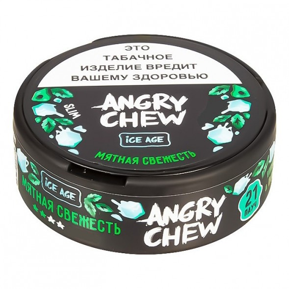 Табак жевательный Angry Chew Slim Medium - Мятная Свежесть (12 грамм) купить в Санкт-Петербурге