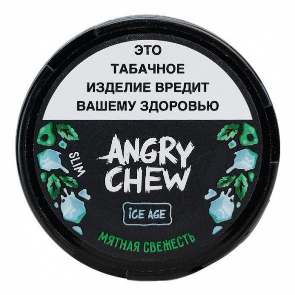 Табак жевательный Angry Chew Slim Medium - Мятная Свежесть (12 грамм) купить в Санкт-Петербурге