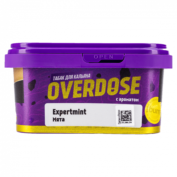 Табак Overdose - Expertmint (Мята, 200 грамм) купить в Санкт-Петербурге