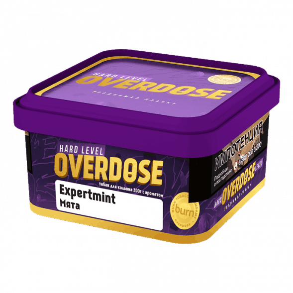 Табак Overdose - Expertmint (Мята, 200 грамм) купить в Санкт-Петербурге