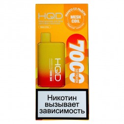 HQD Cuvie BAR - Манго со Льдом (Mango Ice, 7000 затяжек)
