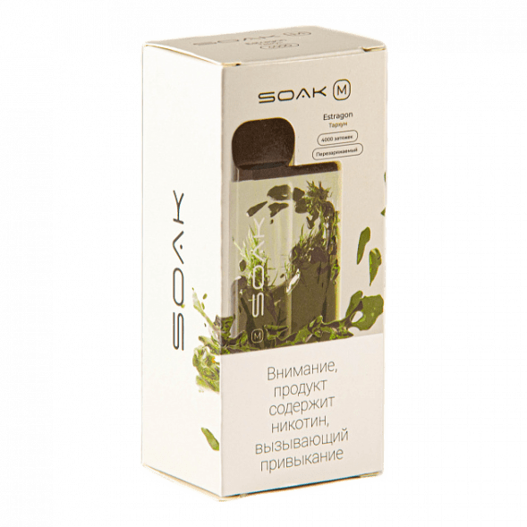 SOAK M - Estragon (Тархун, 4000 затяжек) купить в Санкт-Петербурге
