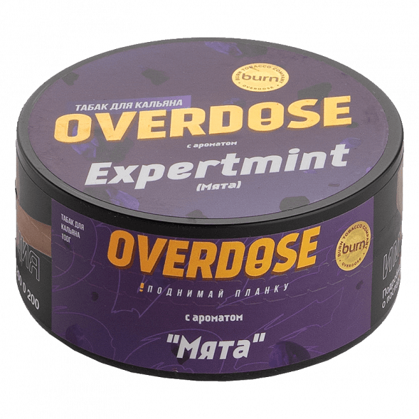 Табак Overdose - Expertmint (Мята, 100 грамм) купить в Санкт-Петербурге
