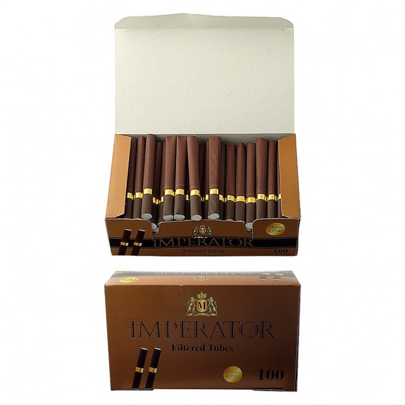Гильзы сигаретные Imperator - Brown Super Long Gold (84х25 мм, 100 шт.) купить в Санкт-Петербурге