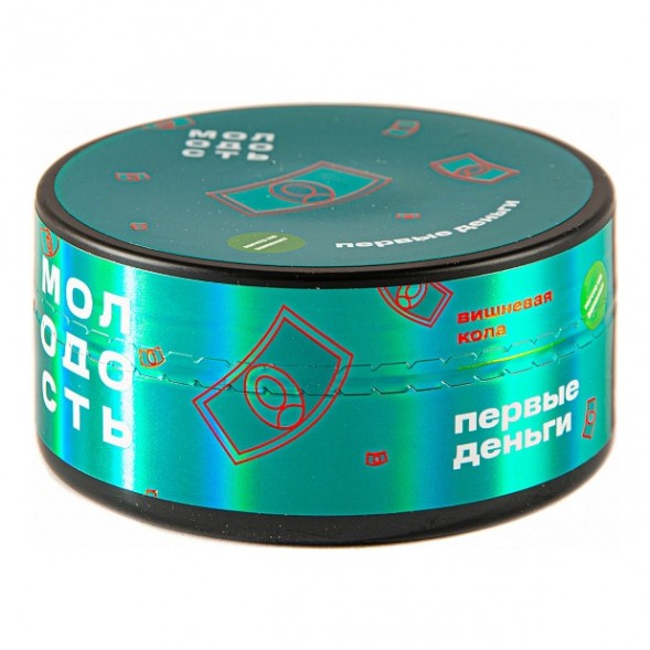 Табак Молодость - Первые Деньги (Вишнёвая Кола, 100 грамм) купить в Санкт-Петербурге