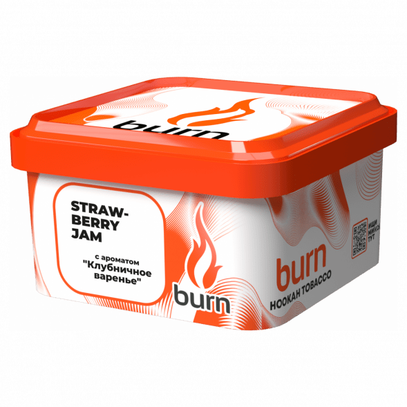 Табак Burn - Strawberry Jam (Клубничное Варенье, 200 грамм) купить в Санкт-Петербурге