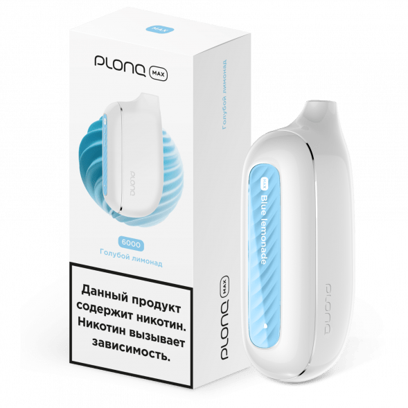 PLONQ MAX - Голубой Лимонад (6000 затяжек) купить в Санкт-Петербурге