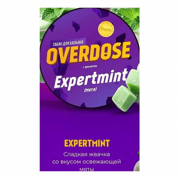Табак Overdose - Expertmint (Мята, 25 грамм) купить в Санкт-Петербурге