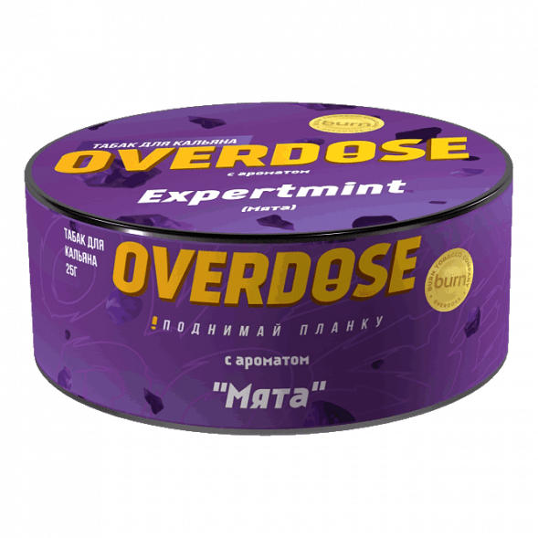 Табак Overdose - Expertmint (Мята, 25 грамм) купить в Санкт-Петербурге
