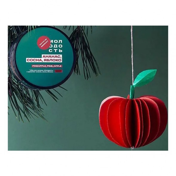 Табак Молодость - Pineapple Pine Apple (Ананас, Сосна, Яблоко, 25 грамм) купить в Санкт-Петербурге