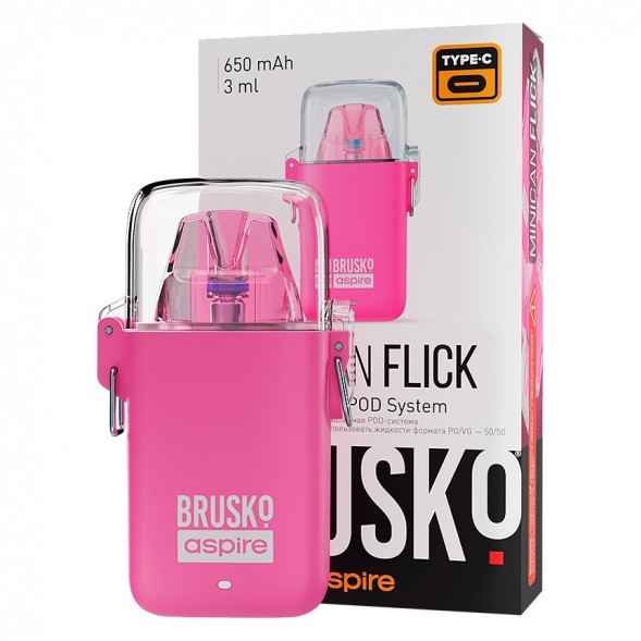 Электронная сигарета Brusko - Minican Flick (Розовый) купить в Санкт-Петербурге