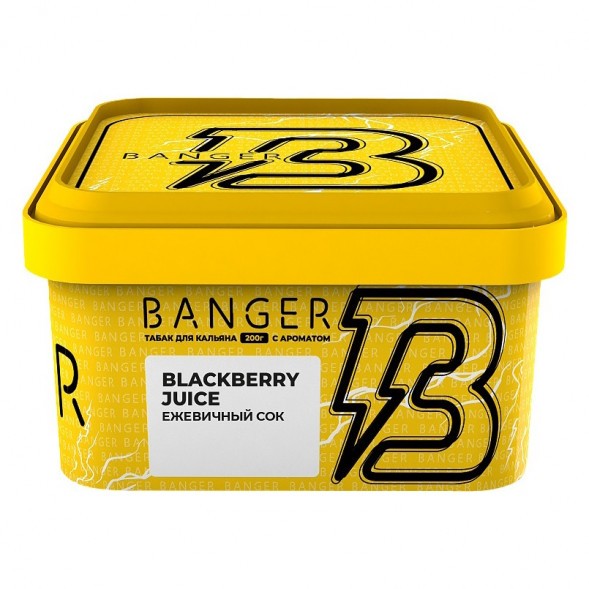 Табак Banger - Blackberry Juice (Ежевичный Сок, 200 грамм) купить в Санкт-Петербурге