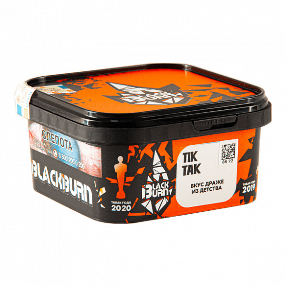 Табак BlackBurn - Tik Tak (Тик-Так, 200 грамм) купить в Санкт-Петербурге