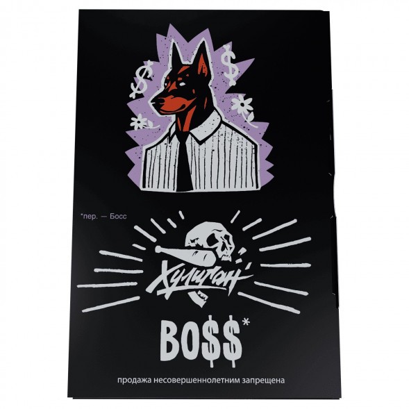 Табак Хулиган - BOSS (Цветочный Виски, 25 грамм) купить в Санкт-Петербурге