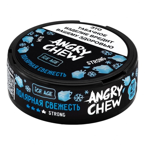 Табак жевательный Angry Chew Slim Strong - Полярная Свежесть (12 грамм) купить в Санкт-Петербурге