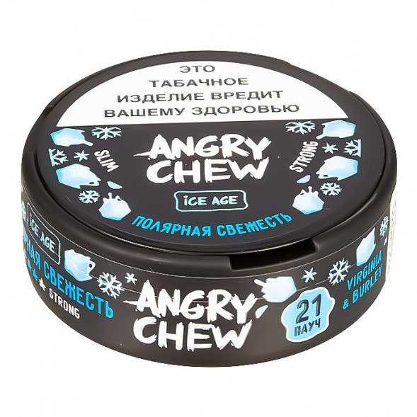 Табак жевательный Angry Chew Slim Strong - Полярная Свежесть (12 грамм) купить в Санкт-Петербурге