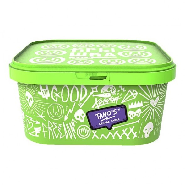 Табак Хулиган - Tanos (Кислая Слива, 200 грамм) купить в Санкт-Петербурге