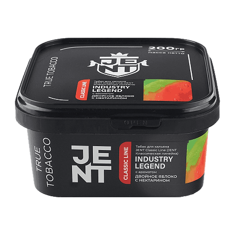 Табак Jent - Industry Legend (Двойное Яблоко с Нектарином, 200 грамм) купить в Санкт-Петербурге