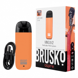 Электронная сигарета Brusko - Minican 2 (400 mAh, Оранжевый)