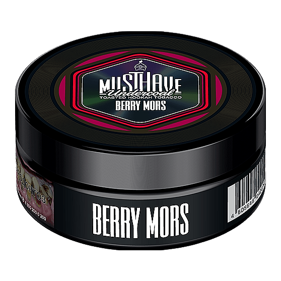 Табак Must Have - Berry Mors (Морс из Брусники, Черешни и Малины, 125 грамм) купить в Санкт-Петербурге