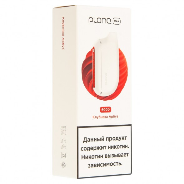 PLONQ MAX - Клубника Арбуз (6000 затяжек) купить в Санкт-Петербурге