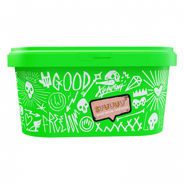 Табак Хулиган - Suuuuu (Белый Персик и Апельсин, 200 грамм) купить в Санкт-Петербурге