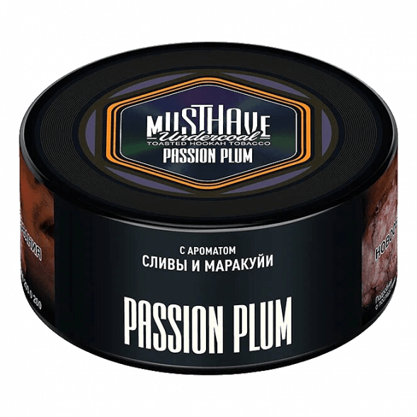 Табак Must Have - Passion Plum (Слива и Маракуйя, 125 грамм) купить в Санкт-Петербурге