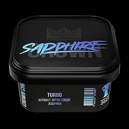 Табак Sapphire Crown - Turbo (Фруктовая Жвачка, 200 грамм) купить в Санкт-Петербурге