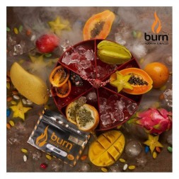 Табак Burn - Tsunami (Тропические Фрукты со Льдом, 100 грамм)
