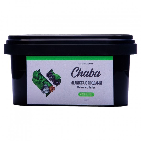 Смесь Chaba - Melissa and Berries (Мелисса с Ягодами, 200 грамм, Без никотина) купить в Санкт-Петербурге