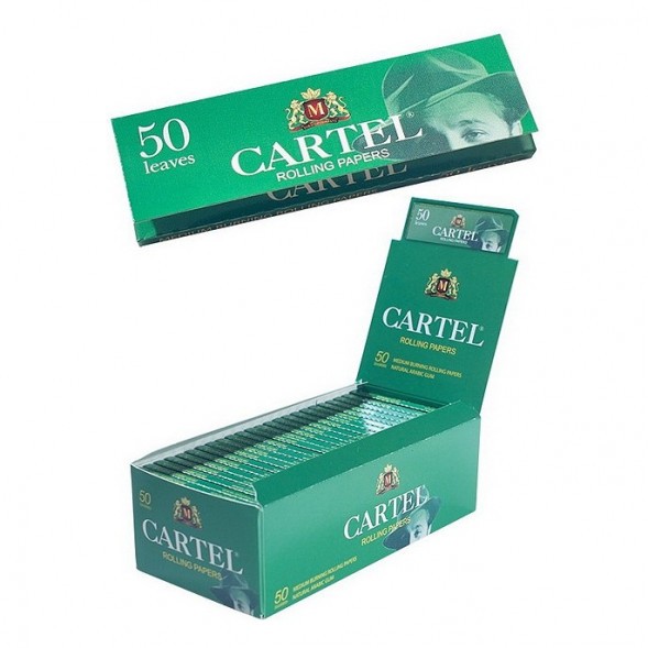 Бумага для самокруток Cartel - Green (50 штук) купить в Санкт-Петербурге