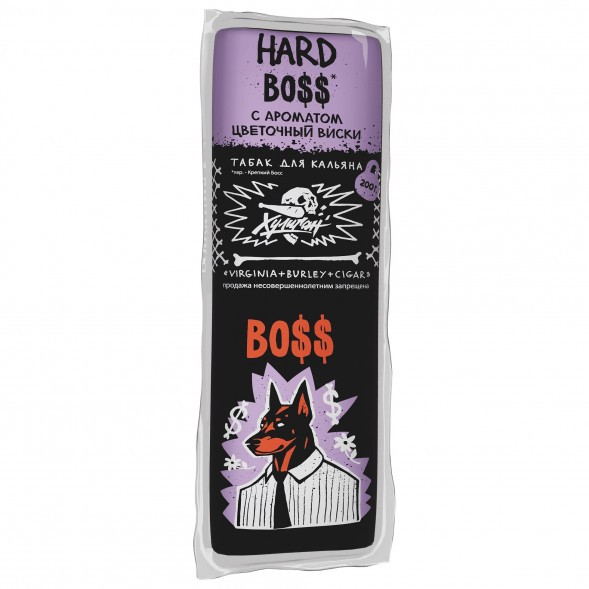 Табак Хулиган Hard - BOSS (Цветочный Виски, 200 грамм) купить в Санкт-Петербурге