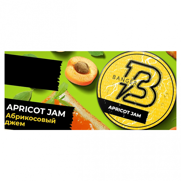 Табак Banger - Apricot Jam (Абрикосовый Джем, 100 грамм) купить в Санкт-Петербурге