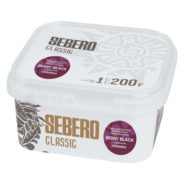 Табак Sebero - Berry Black (Ежевика, 200 грамм) купить в Санкт-Петербурге