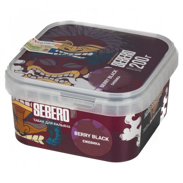 Табак Sebero - Berry Black (Ежевика, 200 грамм) купить в Санкт-Петербурге