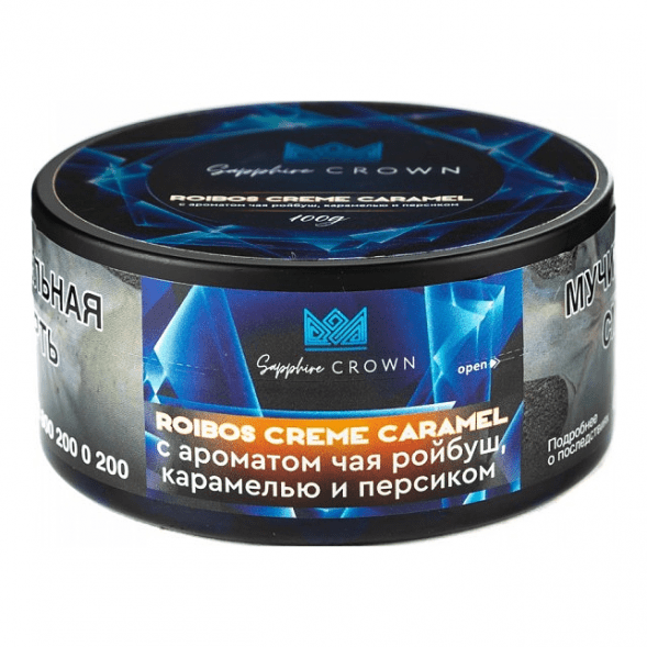 Табак Sapphire Crown - Roibos Creme Caramel (Чай Ройбуш с Карамелью и Персиком, 25 грамм) купить в Санкт-Петербурге