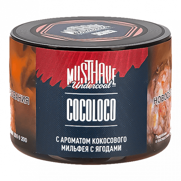 Табак Must Have - Cocoloco (Кокосовый Мильфей с Ягодами, 40 грамм) купить в Санкт-Петербурге